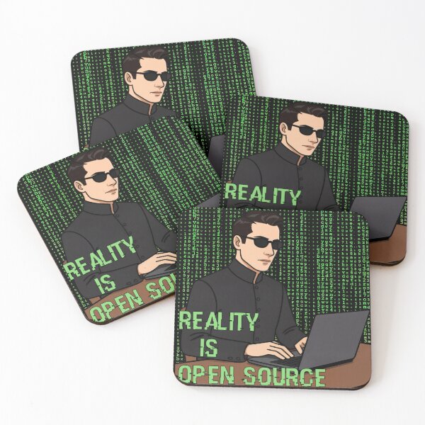 Item preview, Reality is open source, Neo designed and sold by enigma3a.