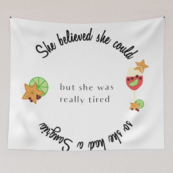 Item preview, She believed she could but she had a sangria designed and sold by Swigalicious.