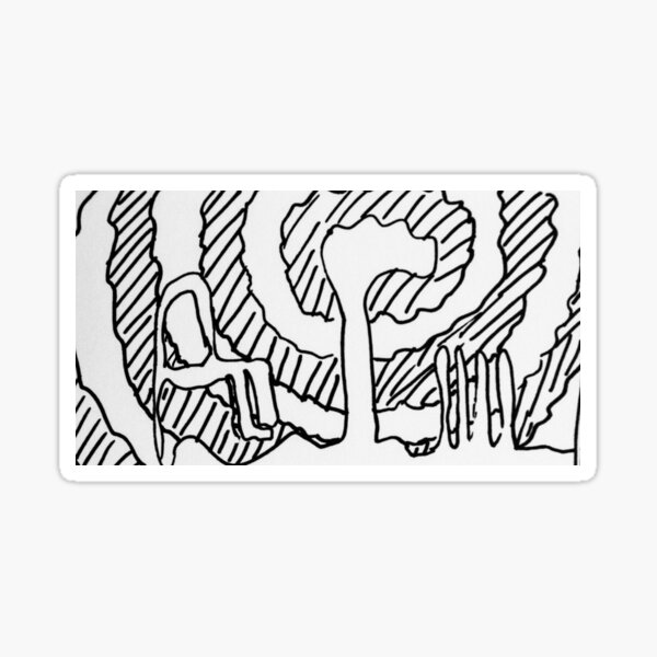 Mushroom park Sticker