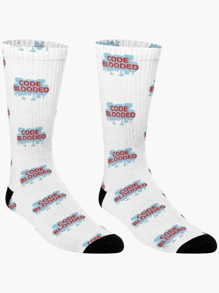 Thumbnail 3 of 5, Socks, Code Blooded Developer Typography designed and sold by WiserShop.