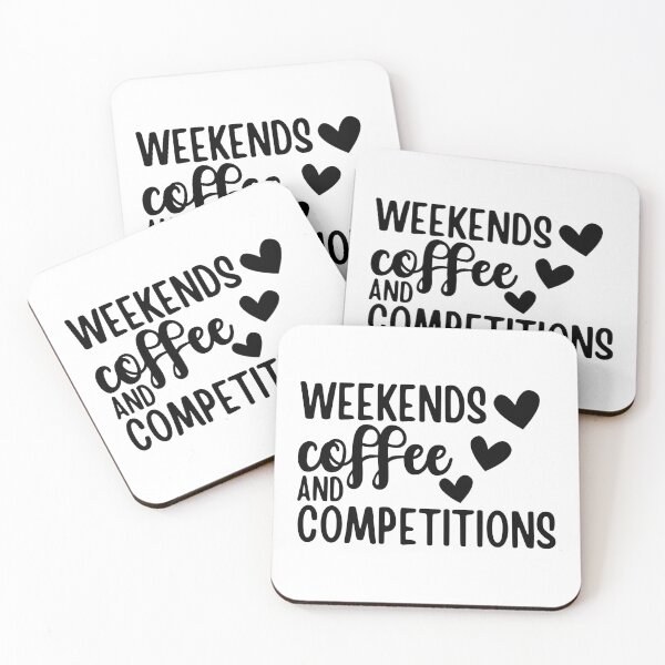 Item preview, Weekends Coffee And Competitions designed and sold by FloraliteCo.