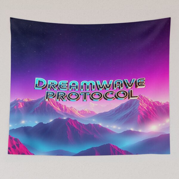 Item preview, Dreamwave Protocol – Cosmic Y2K Retro Chrome Art designed and sold by CMdigit.