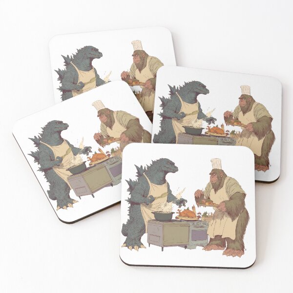 Item preview, Godzilla Bigfoot Funny Thanksgiving Dinner Cryptid Kaiju designed and sold by ambystomatees.