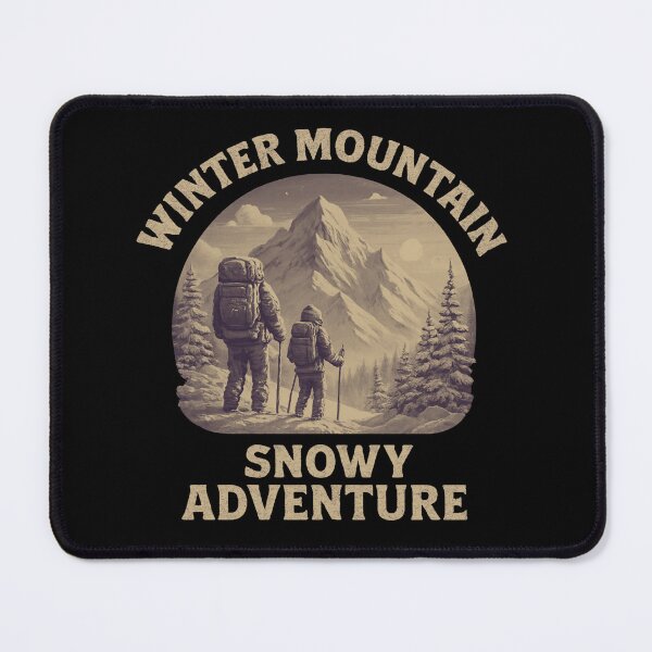 Item preview, A fabulously snowy adventure through the winter mountains designed and sold by e-camelleone.