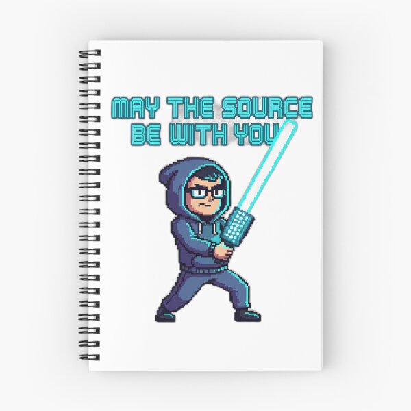 Item preview, May the Source Be With You Geek Art designed and sold by WiserShop.