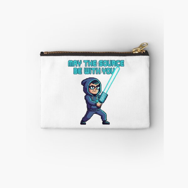 Item preview, May the Source Be With You Geek Art designed and sold by WiserShop.