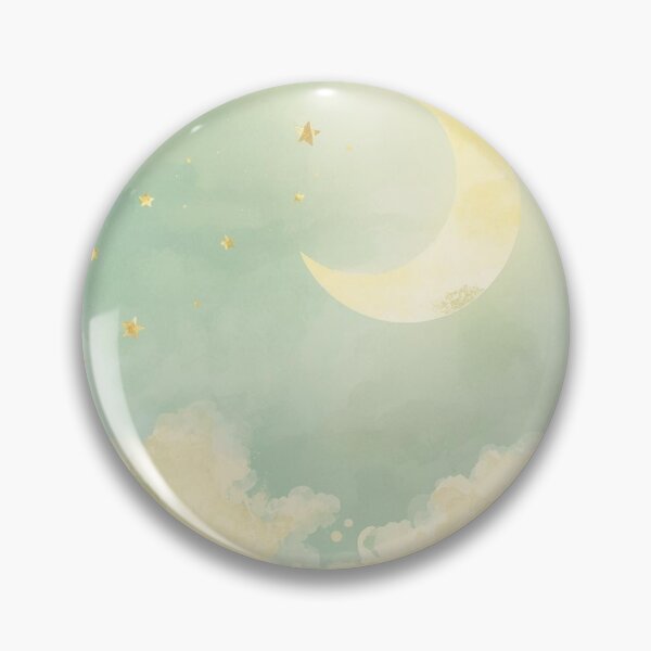 Item preview, Celestial Lullaby Watercolor Moon & Cloud Nursery Art | Music QR Baby Playlist designed and sold by Esterlane.