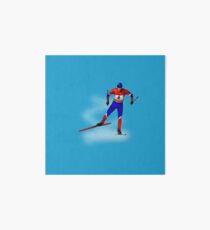 Cross-country skiing Art Board