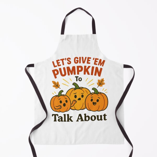 Item preview, Let’s Give ‘Em Pumpkin to Talk About designed and sold by WheelieGdArt.