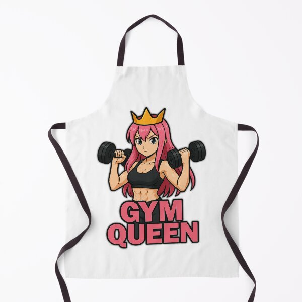 Item preview, Gym Queen Anime Girl | Strong Fitness Girl | Pink Hair Workout Art designed and sold by Gizzy96.