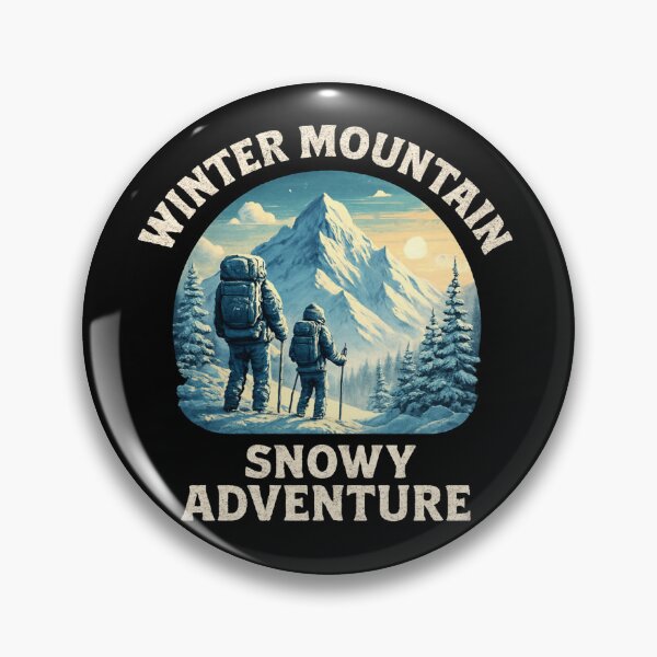 Item preview, A fabulously snowy adventure through the winter mountains designed and sold by e-camelleone.