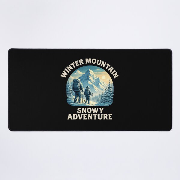 Item preview, A fabulously snowy adventure through the winter mountains designed and sold by e-camelleone.
