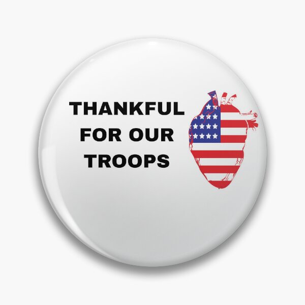 Item preview, Thankful For Our Troops - Thanksgiving designed and sold by USAHeartShop.