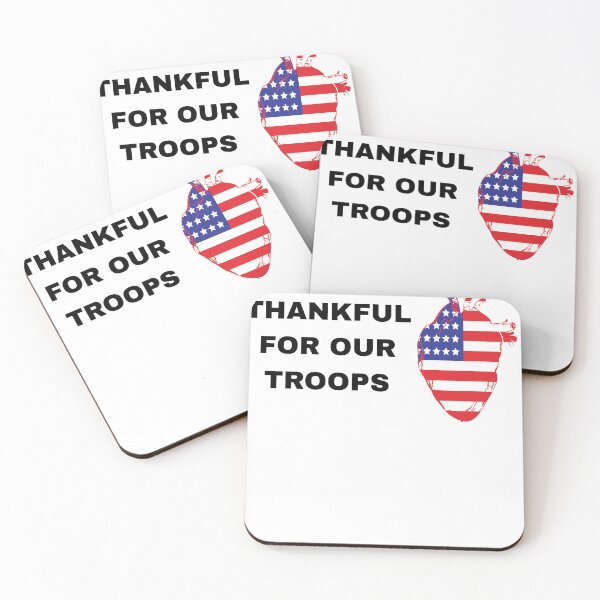 Item preview, Thankful For Our Troops - Thanksgiving designed and sold by USAHeartShop.