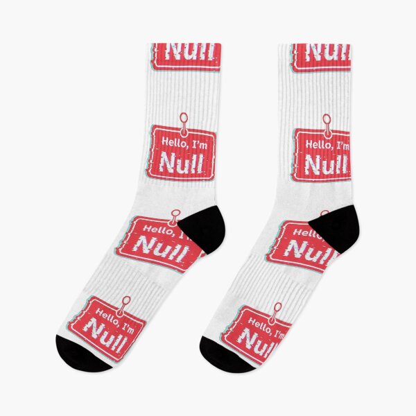 Item preview, Hello I’m Null Programmer Humor designed and sold by WiserShop.