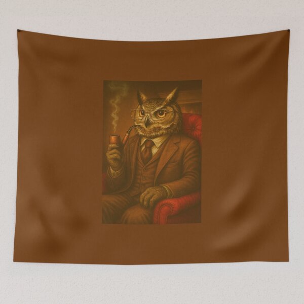 Item preview, Wise Old Owl, gifts for dad, gifts for grandfathers, teacher, teachers, university, professors, birds, education designed and sold by Halifaxartguy.