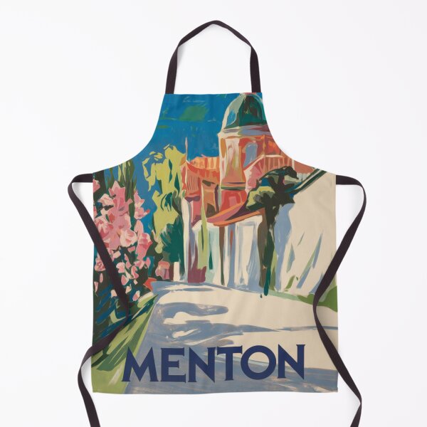 Item preview, Menton Riviera | French Travel Poster Art designed and sold by CARRAANN.