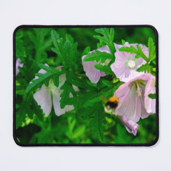 Item preview, Summer Encounter – Bumblebee and Pink Mallow designed and sold by ankarsundfoto.