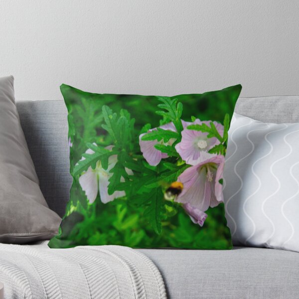 Item preview, Summer Encounter – Bumblebee and Pink Mallow designed and sold by ankarsundfoto.