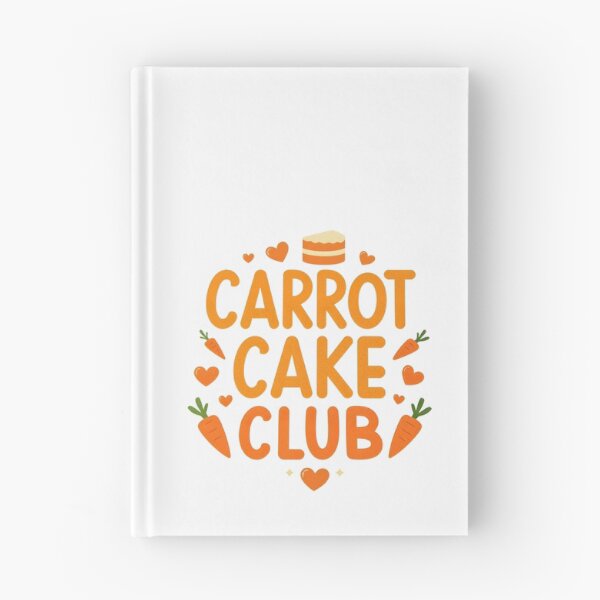 Item preview, Carrot Cake Club – Cute Minimal Carrot Cake Day Typography Design 2 designed and sold by xMErCUrY03x.