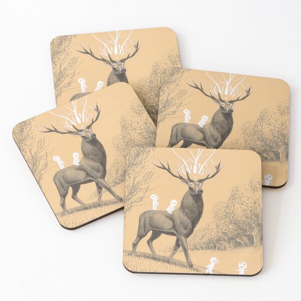 Item preview, Deer King and his forest spirits designed and sold by reicluos.