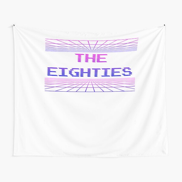 Synthwave, Retrowave Design For The Eighties Music Lovers Tapestry
