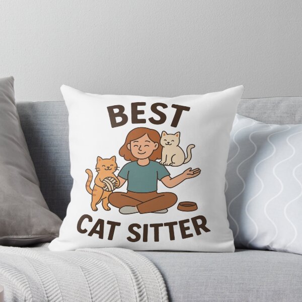 Item preview, Best Cat Sitter Ever – Funny Pet Lover Gift for Cat Moms & Cat Dads designed and sold by Smay store.