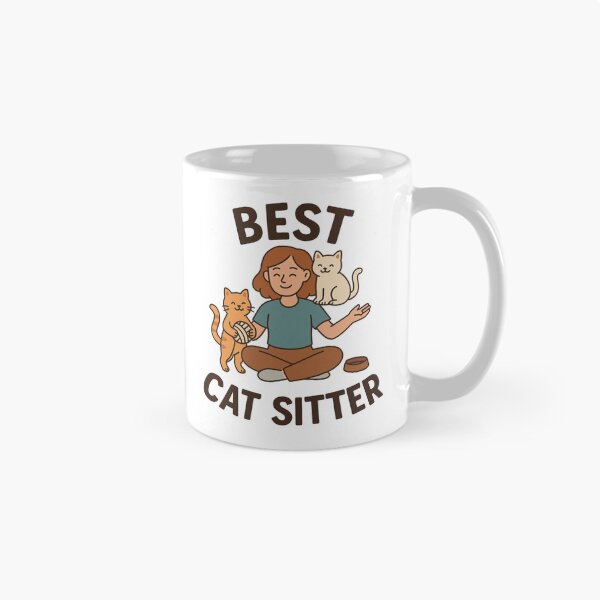 Item preview, Best Cat Sitter Ever – Funny Pet Lover Gift for Cat Moms & Cat Dads designed and sold by Smay store.