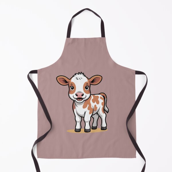 Item preview, Cute Cartoon Baby Cow – Adorable Farm Animal Illustration designed and sold by Royalsticker.