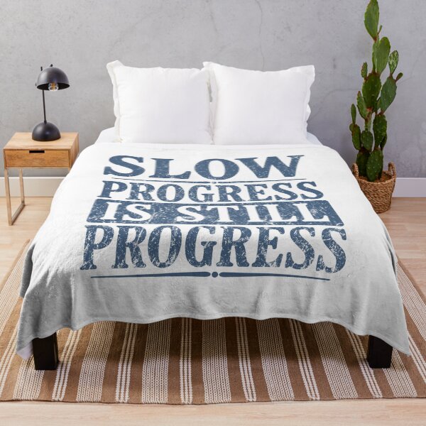 Item preview, Slow Progress Is Still Progress – Motivational Vintage Quote designed and sold by SnappyPNG.