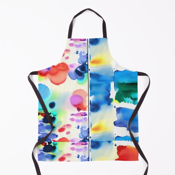 Artikelvorschau, Lebendige abstrakte Aquarellkunst – Kräftiges modernes Tintenklecksmuster entworfen und verkauft von SergioMiklos.