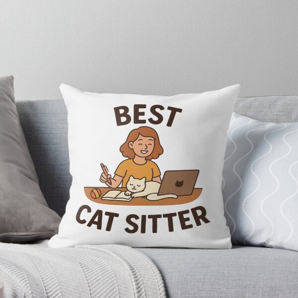 Item preview, Best Cat Sitter Ever – Funny Pet Lover Gift for Cat Moms & Cat Dads designed and sold by Smay store.
