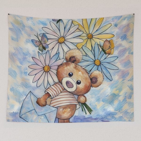 Item preview, Get Well Teddy Bear designed and sold by tomorrowsart.