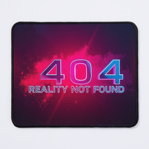 Item preview, 404 Reality Not Found – Y2K Chrome Glitch Design designed and sold by CMdigit.
