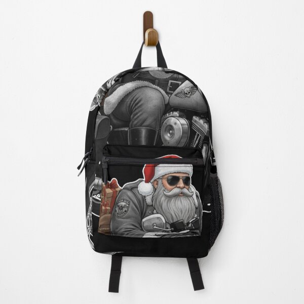 Item preview, Santa Claus on a motorcycle, a bag full of gifts designed and sold by Tattoo-Shirt Designer .