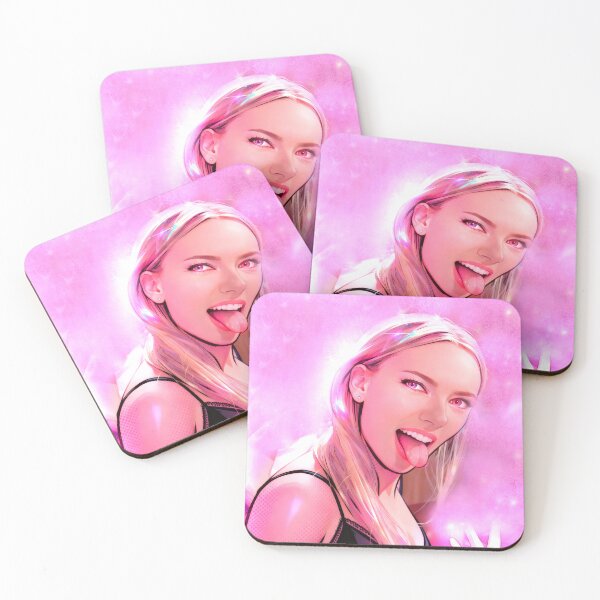 Item preview, Scarlett's Gaze - Pop Art designed and sold by CleverCulture.