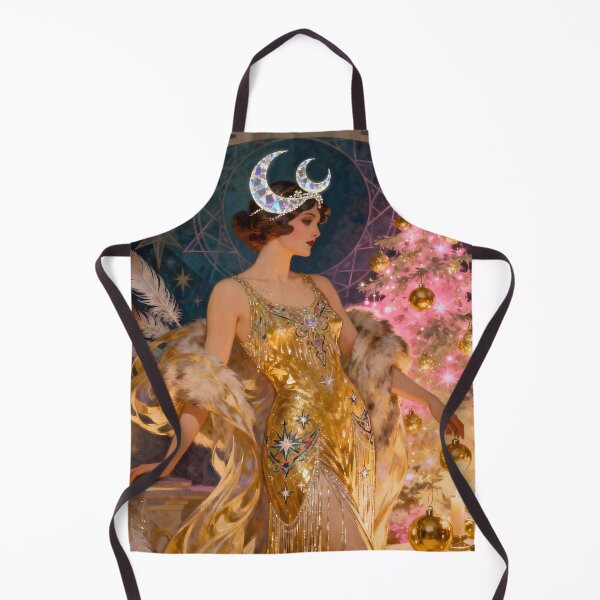 Item preview, Vintage Christmas Goddess – A 1920s Celebration of Light. Art of Sonia Sarkali designed and sold by SoniaSarkali.