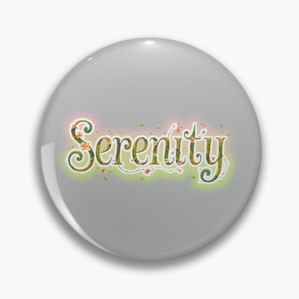 Item preview, Serenity in Elegant Typography  designed and sold by Roanemermaid.