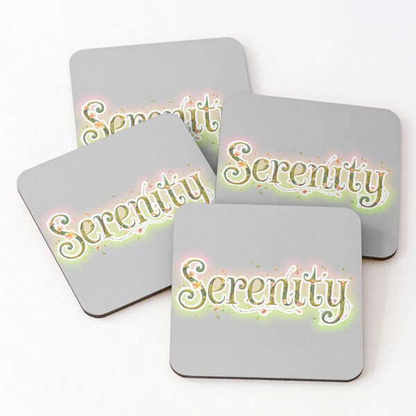 Item preview, Serenity in Elegant Typography  designed and sold by Roanemermaid.