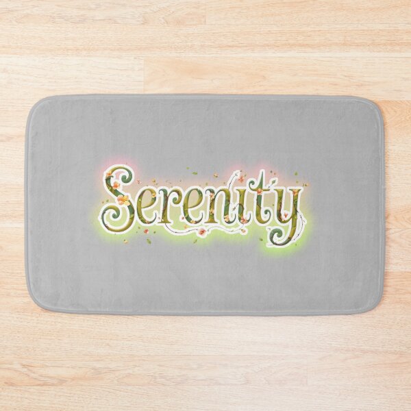 Item preview, Serenity in Elegant Typography  designed and sold by Roanemermaid.