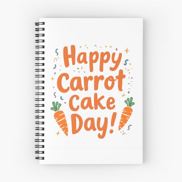 Item preview, Happy Carrot Cake Day – Cute Pastel Carrot Cake Celebration Design designed and sold by xMErCUrY03x.