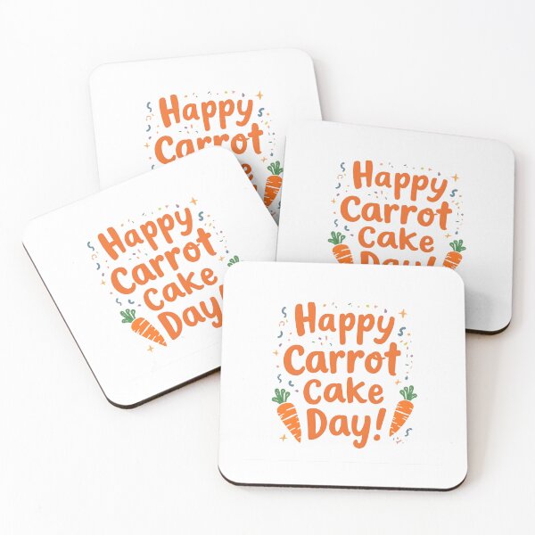 Item preview, Happy Carrot Cake Day – Cute Pastel Carrot Cake Celebration Design designed and sold by xMErCUrY03x.