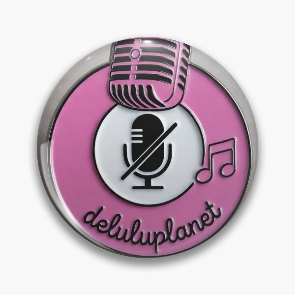 Item preview, DeluluPlanet Mute Mic Trauma Oracle Enamel Pin  designed and sold by Deluluplanet.official.