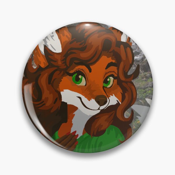 Item preview, Fox Woman in Green 2025  designed and sold by KlakkDrawsStuff.