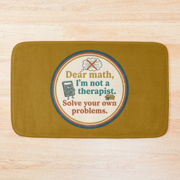 Item preview, Dear Math, Solve Your Own Problems – Funny Math Quote Sticker. designed and sold by Teenidesign .