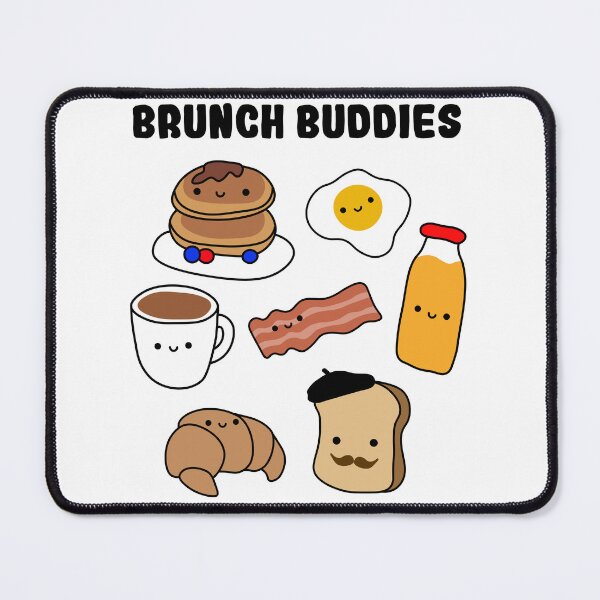Item preview, Cute Brunch Buddies Kawaii Breakfast Food Design designed and sold by mariekawaii.