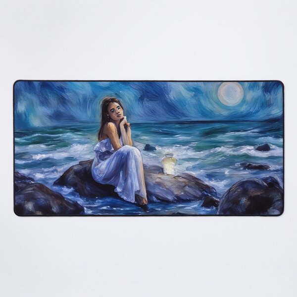 Item preview, Girl in the Rocks designed and sold by tomorrowsart.