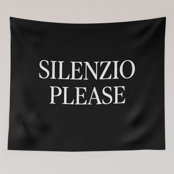 Item preview, Silenzio, Please. designed and sold by bisha.