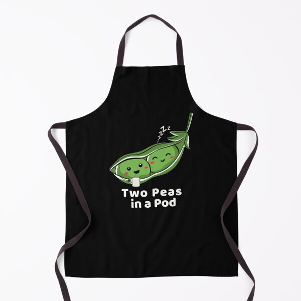 Aperçu de l'œuvre Deux petits pois dans une cosse : un adorable cadeau assorti pour les couples et les meilleurs amis. créée et vendue par MoodInInk.