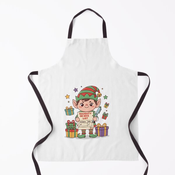 Item preview, Naughty or Nice Elf Checklist designed and sold by MofazStyle.